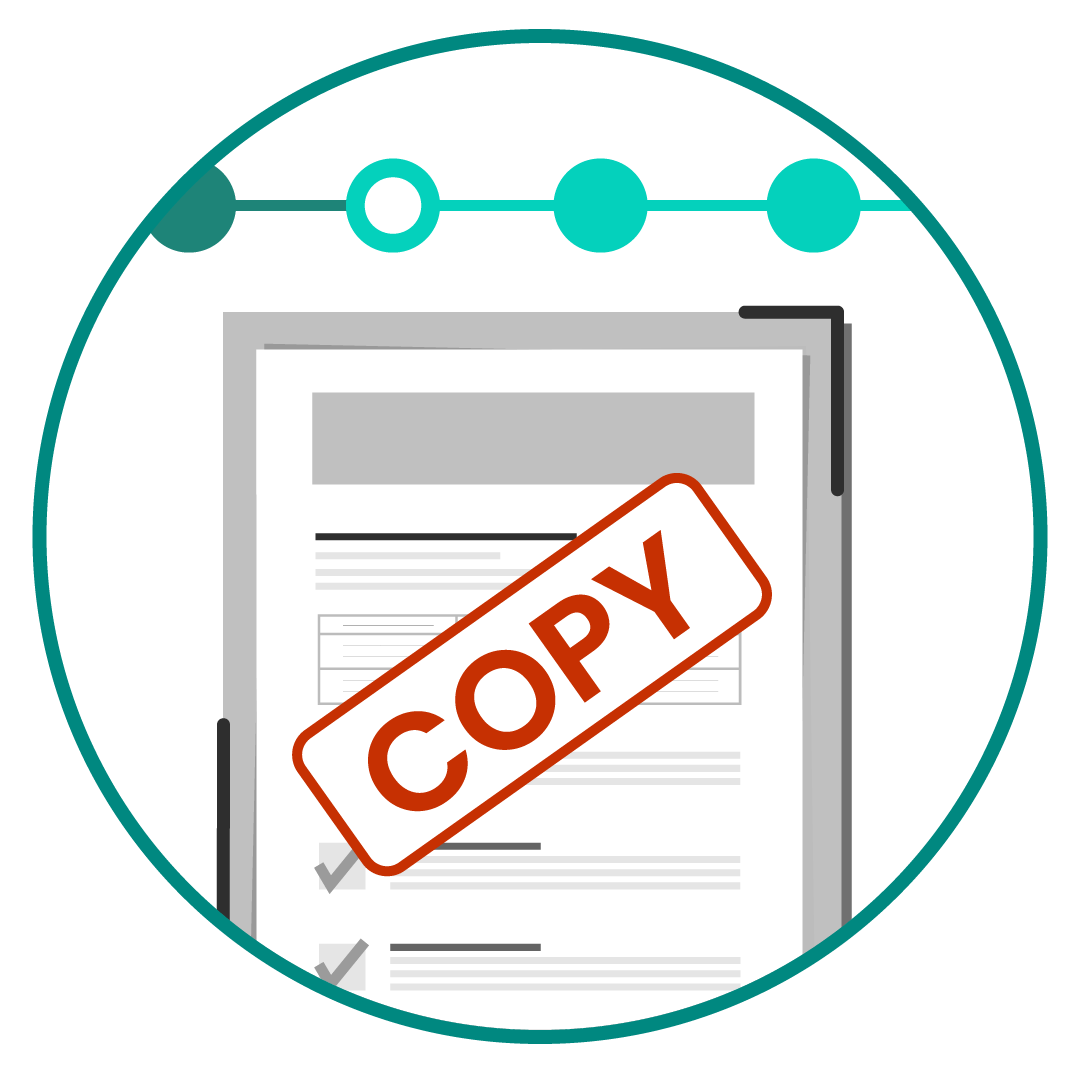 保留文件副本並追蹤索償進度